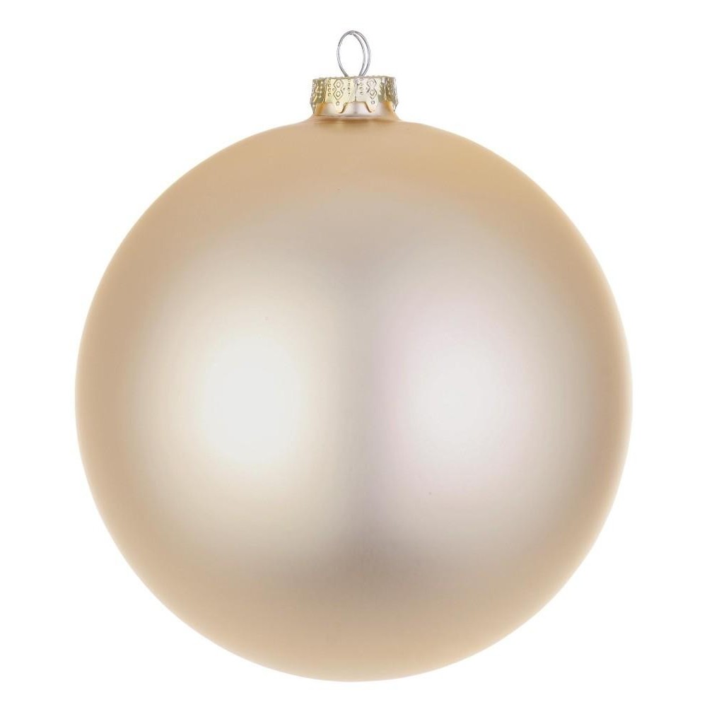 SFERA VETRO CHAMPAGNE OPACO D.150